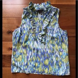 Kenar silk blouse sleeveless L